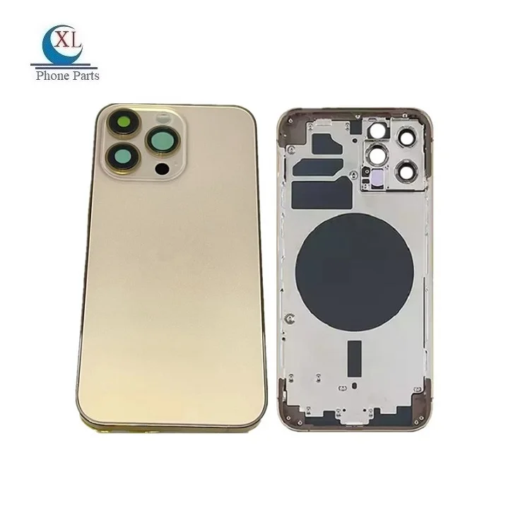 Корпус батарейного отсека для iPhone 14 13 12 11 Pro Max Plus средняя рамка задней крышки корпус запасные