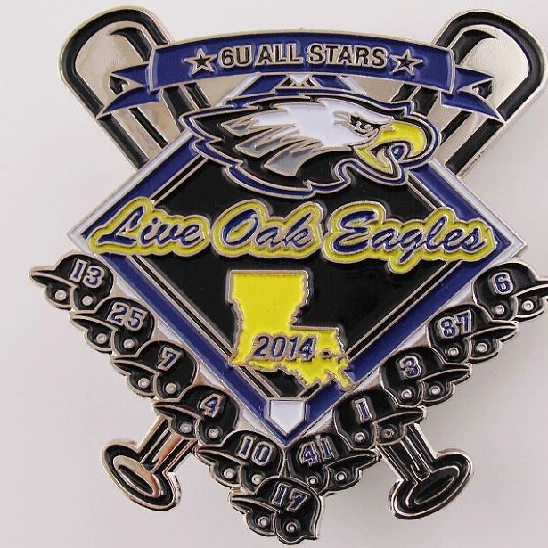 
baseball season balls design epoxy customized trading pin 