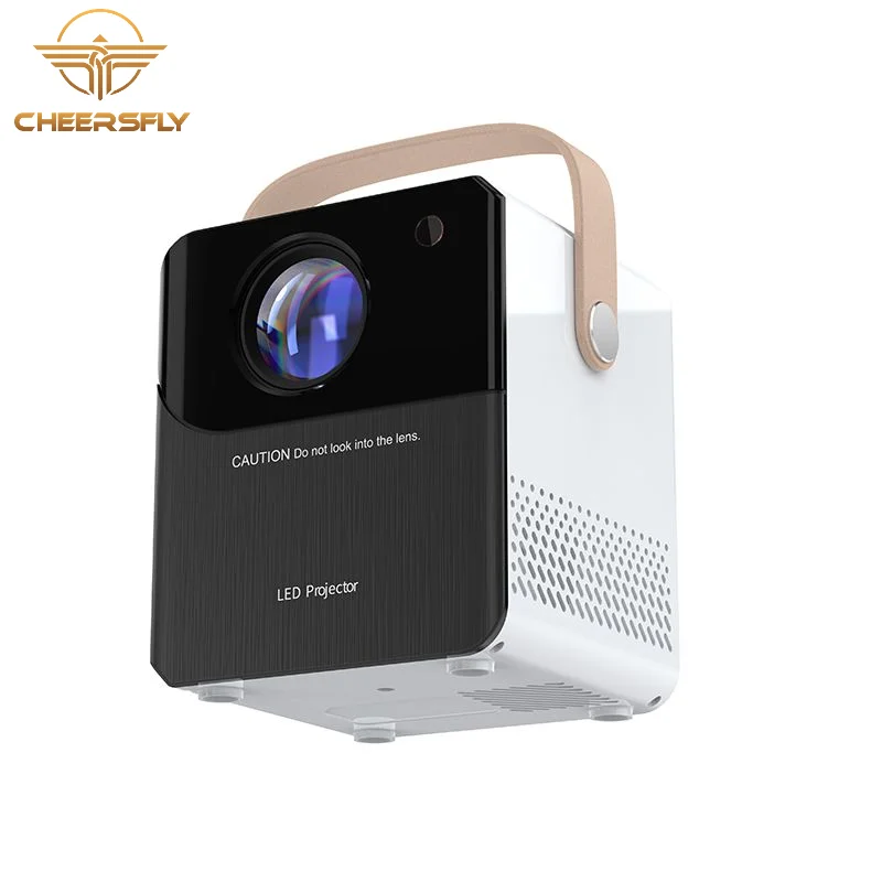 Cheersfly  CY303 Mini Projector with Android 7.1 4K LED lumens Multimedia Protector LED LCD Projector