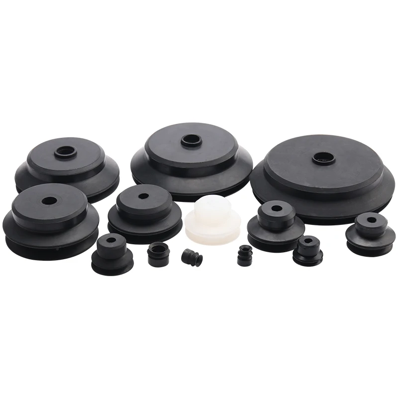 PJG Series Bellow vacuum suction cups industrial silicone rubber nozzle  manufacturer