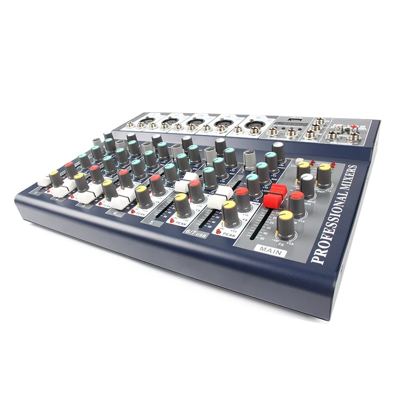 Factory made channel microphone mixer audio console cement mixing plant price used for music sound
