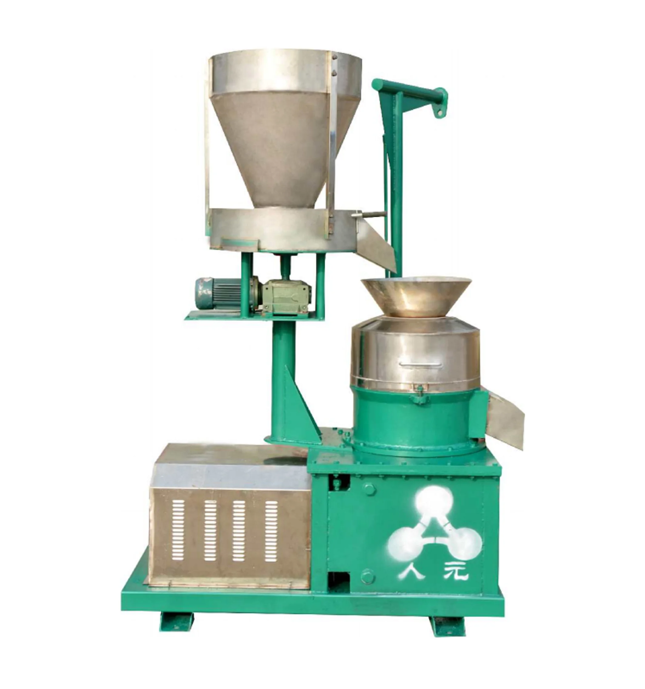 Extrusion granulator organic fertilizer production equipment used in aquaculture feed pellet processing