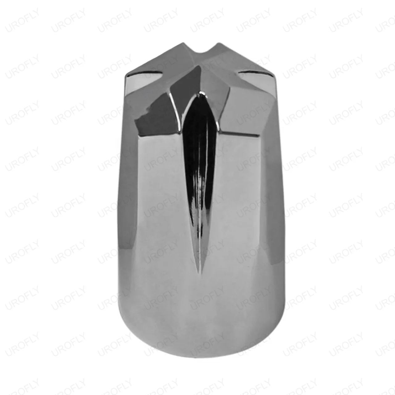 Chrome Cross Lug Nut Covers 33mm Push On