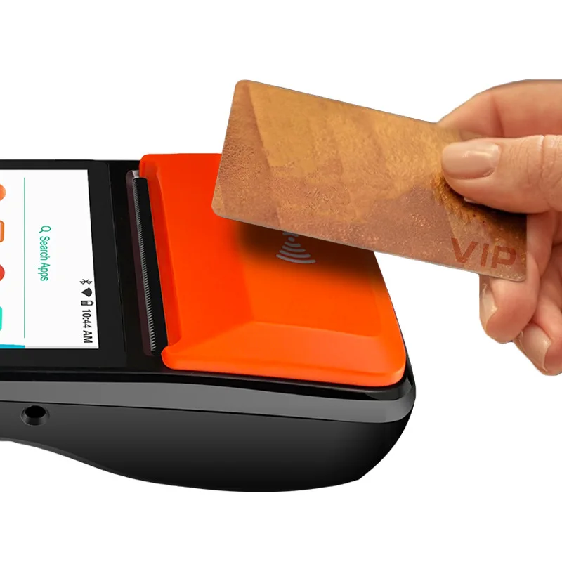 5.5 Inch Mobile All In One Smart Pos Payment Terminals Machine Systems Handheld Android Terminal PDA Pos System with Printer