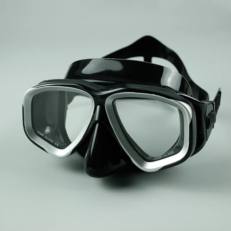 China best silicone snorkeling gear swimming diving mask for prescription lens