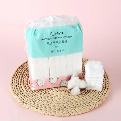 100%Cotton Disposable Dry Wet Face Wipes Bamboo Dry Eyeline Cleaning Wipes