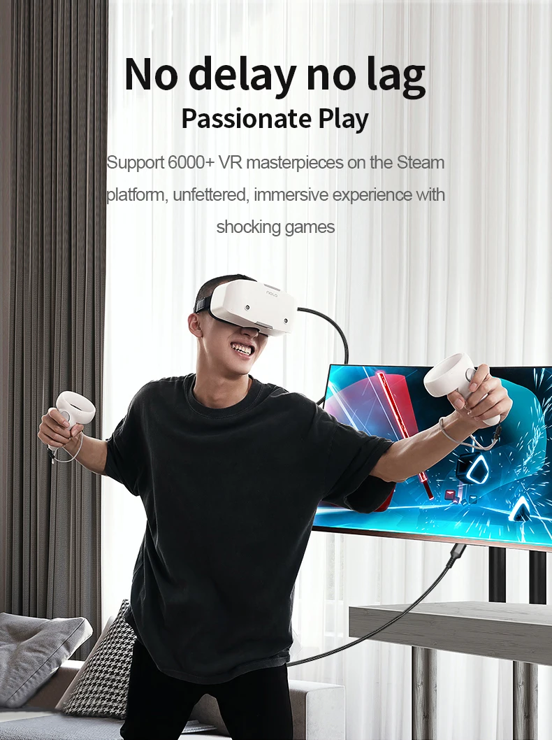 High Speed original Manufacturer No Delay Usb 3.2 Gen1 Type C Cable For Oculus Quest1/ 2 Link Headset