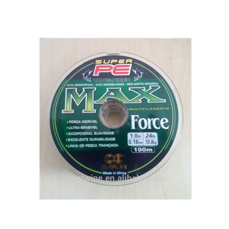 Factory Hot Sale Braided Fishing Line Super Strong PE Braided Wire Mono Line Stream River Floating Line In Spool