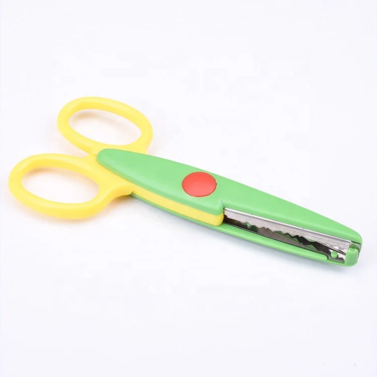 Pen scissors creative stationery Mini folding student art colorful scissor for flower cutting Pen manual paper cutting scissors