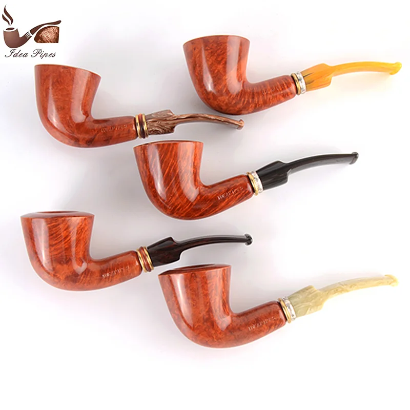 Tobacco Smoking Briar Pipe Smooth Finished 9mm Filter Tuscan Series #TSCAF