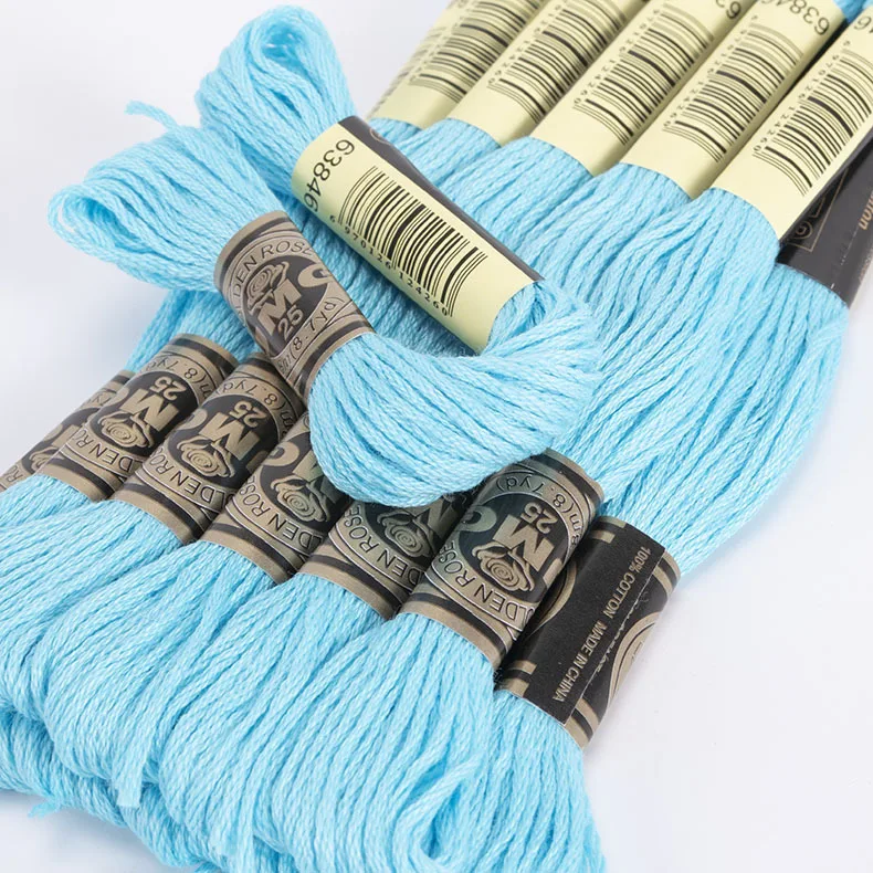 Charmkey wholesale embroidery thread colorful embroidery floss Cross Stitch Thread for sewing