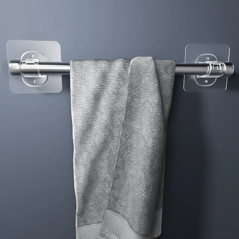 Multifunctional Plastic Storage Hooks & Racks Fabric Sticky Hooks for Curtains for Kitchen Bathroom Wardrobe Living Room