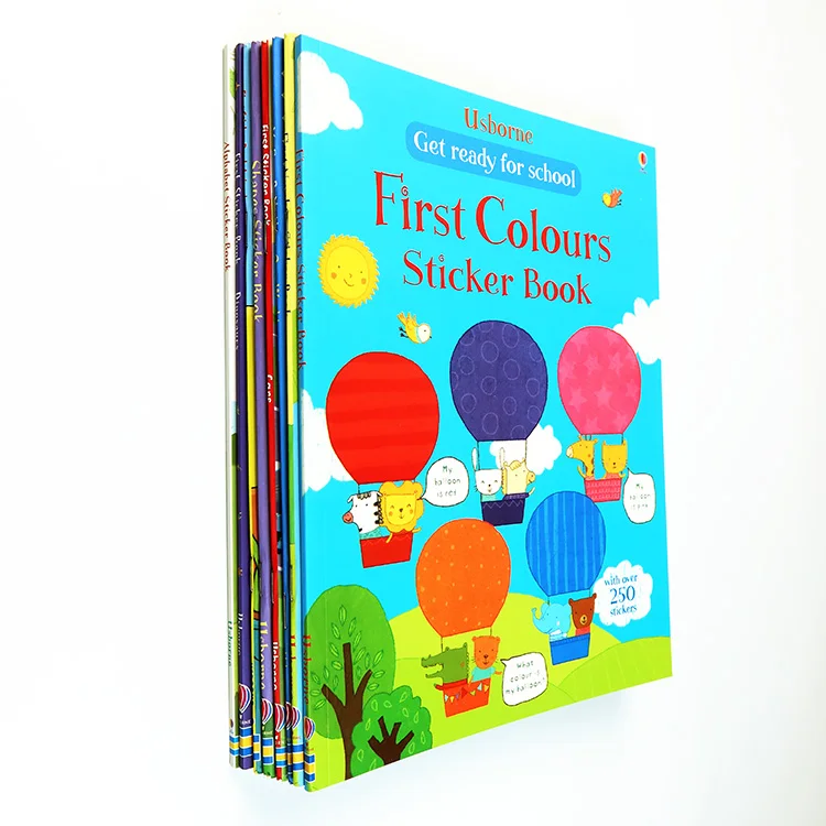 Производитель хорошее качество печать книг наклейка на заказ серия для детей