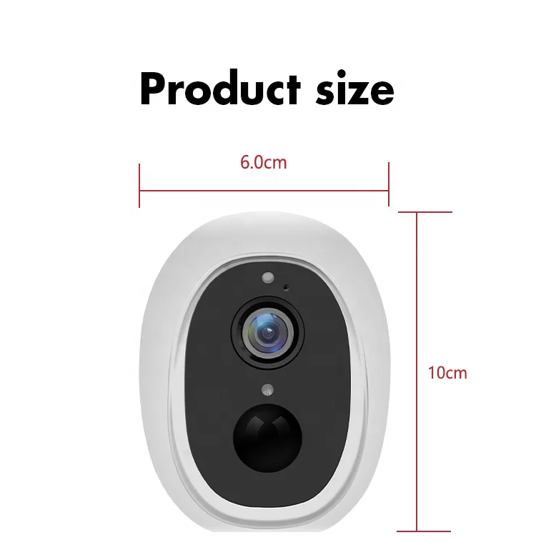 1080P HD IP66 Waterproof Mini CCTV Video IP Wireless Smart Indoor Baby Monitor Security Battery WiFi Camera