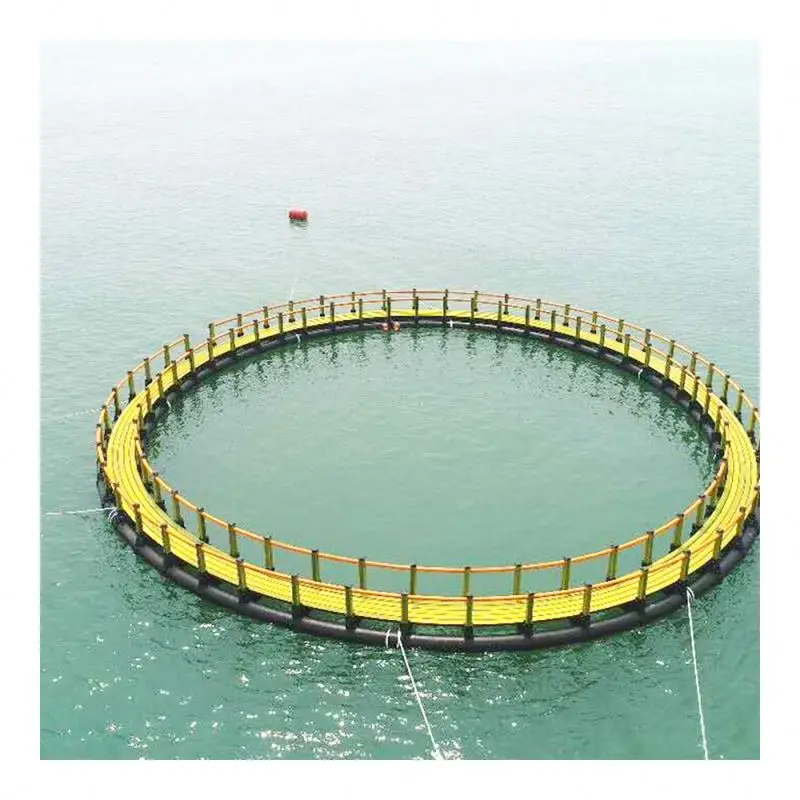 PE100 HDPE Pipes 180mm  For Deep Ocean Floating Fish Farming round Cage