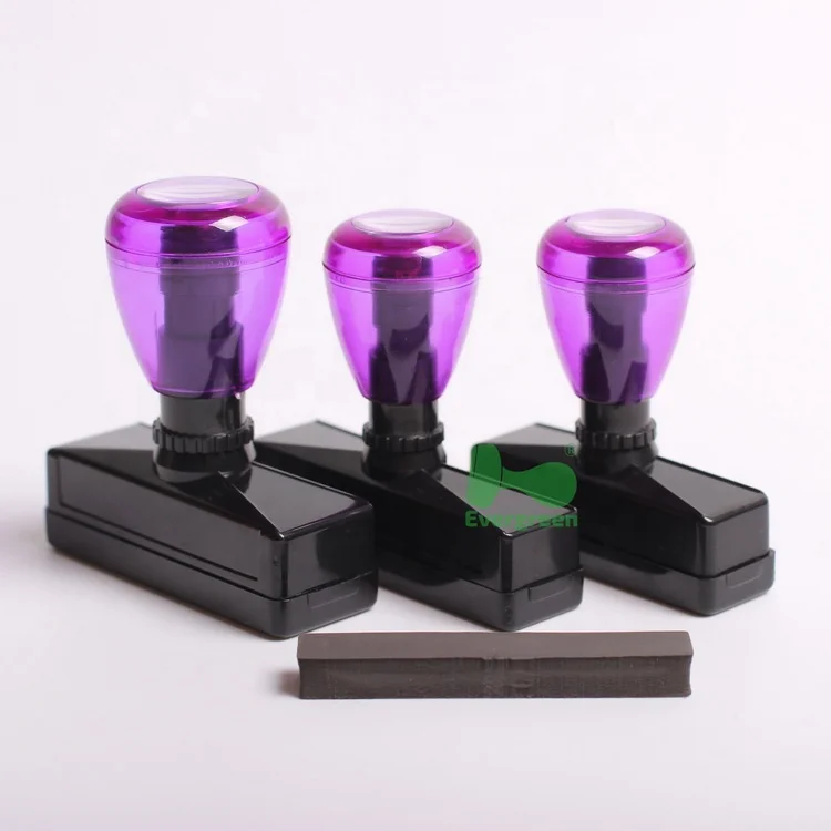 Custom Logo Mark DIY Your Own Logo Bule Flash Stamps Pre Inked Flash Stamps