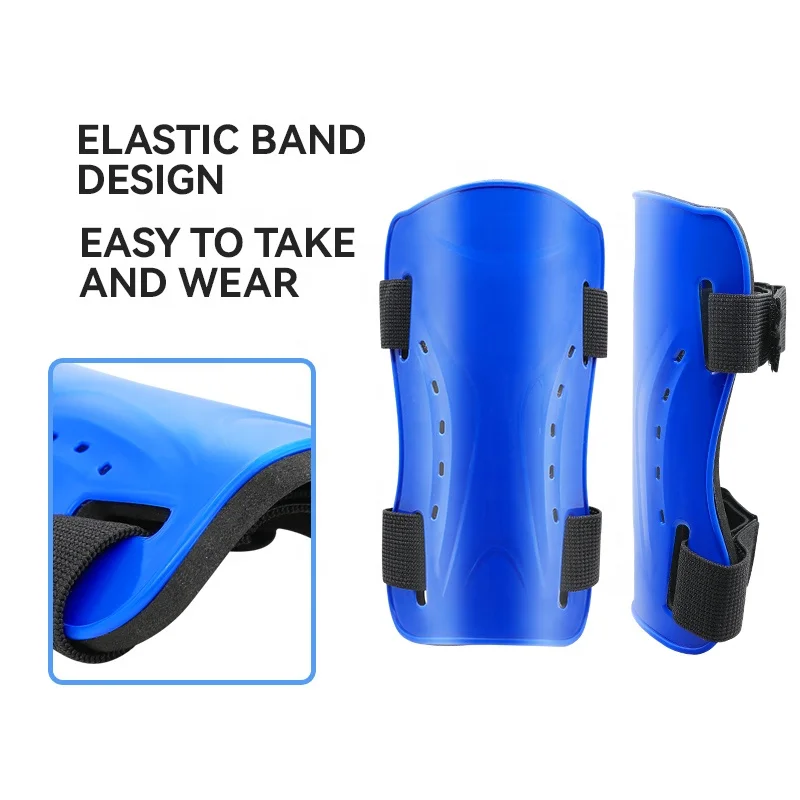 LINGTU Adjustable length Football soccer shin pads Professional Non-slip hard shell protection football shin guards