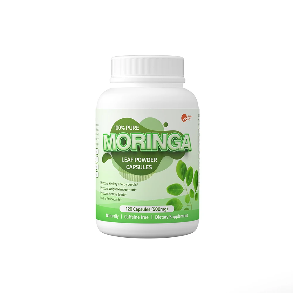OEM Healthy Moringa Powder Capsule Super Food Immunity Improvement Moringa Capsule