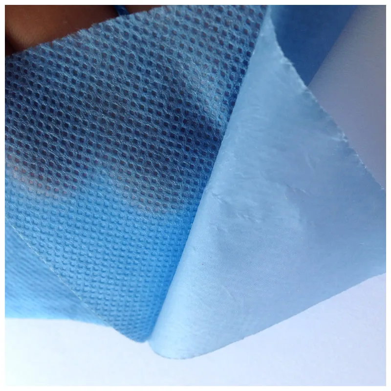 Laminated hydrophilic Non woven fabric for making medical bed sheet