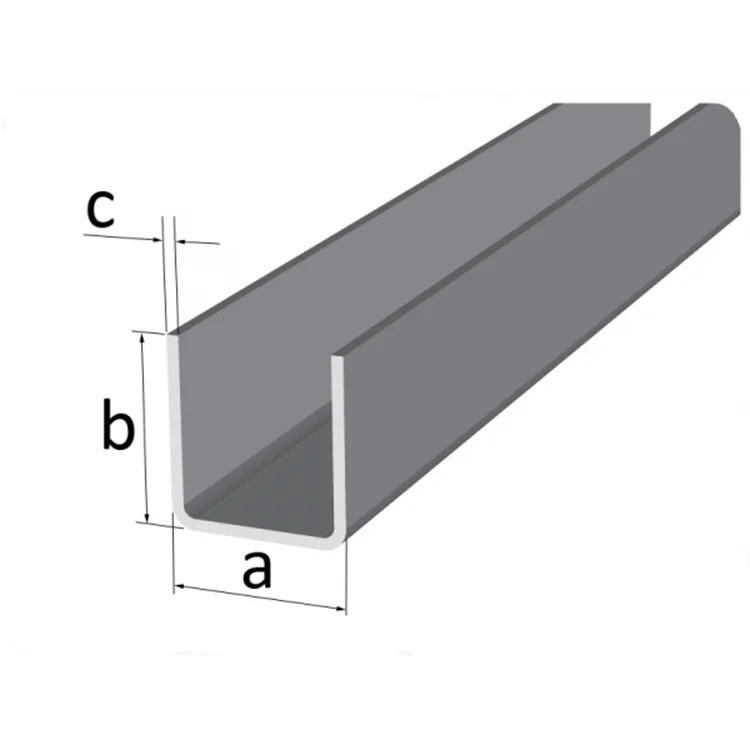 U Channel Glass Balustrade/ Railing For Laminated Glass