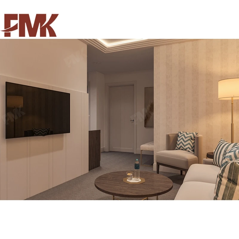 
Commercial Luxury Vietnam Hotel Bedroom Furniture Project High Glossy Wooden Hotel Furniture 