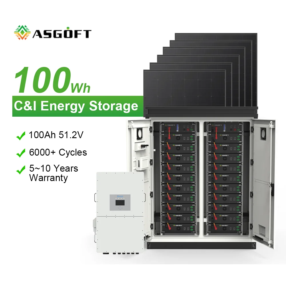 Контейнер ASGOFT LifePO4 промышленный 100 кВтч 500 кВт 50