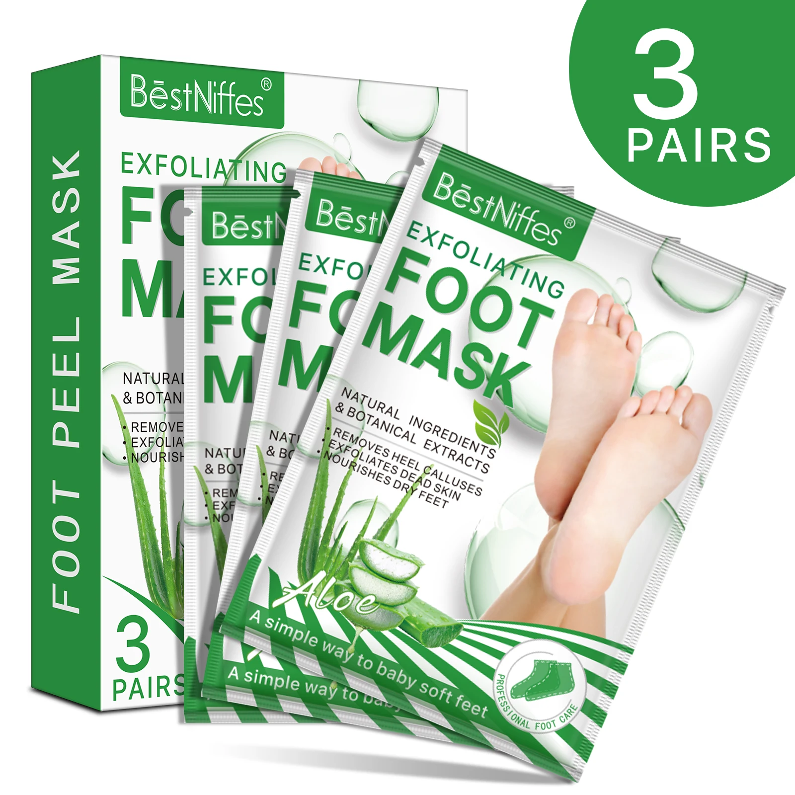 High Quality Callus Remover Foot Sheet Socks Cherry Lavender Aloe Vera Natural Organic Exfoliating Peeling Nourishing Foot Mask
