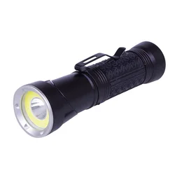 New Style 90 Rotatable Handheld Led Flashlight Rubber High Power LED Work Torch Light With Strong Magnet For Emergency