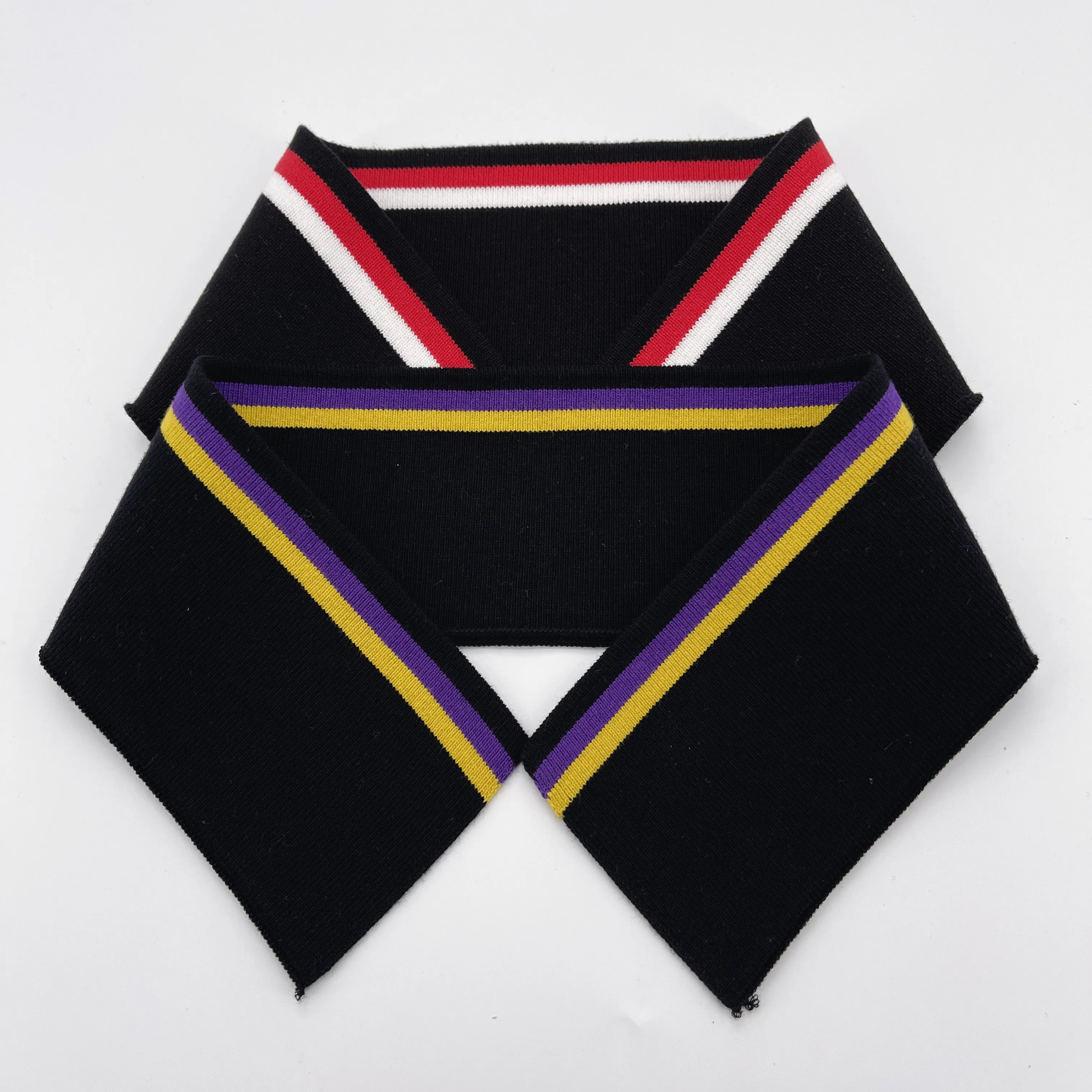 Good Quality Jacquard Collar Flat Knitting Rib Fabric For Polo Shirt - Buy Rib,Rib Knit,Collar Ribs