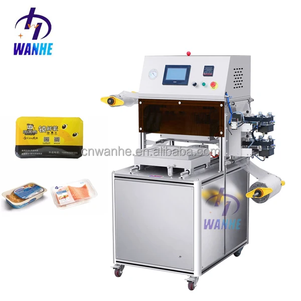 Tray Nitrogen MAP Gas Professional fresh fruit vacuum tray package durian skin vacuum packing  sealing machine