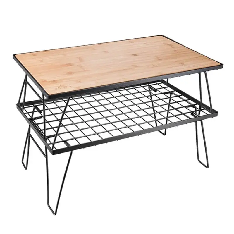 
Outdoor furniture Picnic Fishing Beach Foldable Table Stainless steel table 