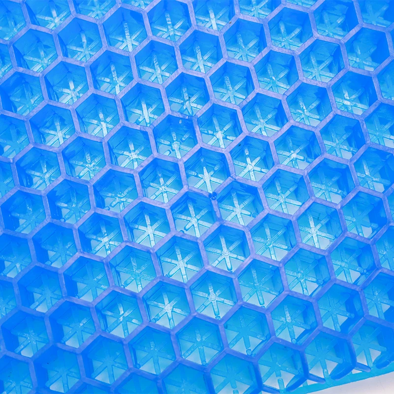 Hot Sale China Manufacture Orthopedic Comfort Office Car Seat Cushions TPR Gel Cooling Gel Seat Cushions