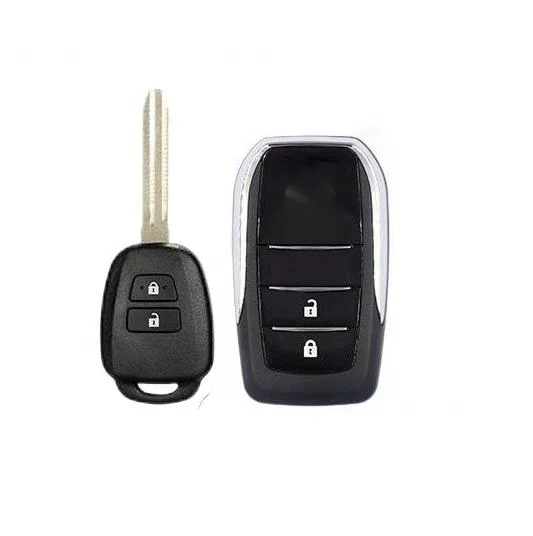 Обновленный модифицированный удаленный Автомобильный ключ 4B Toy43 складной откидной корпус для TOYOTA Reiz Corolla Camry RAV