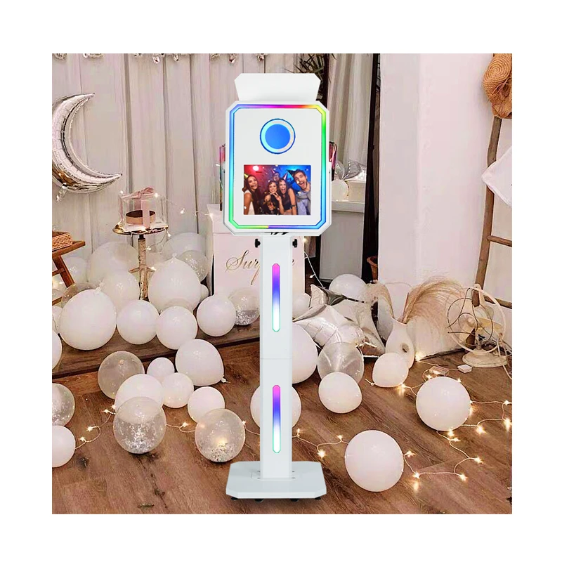 magic metal manual instant ring light selfie dslr camera photobooth stand roamer  photo booth machine