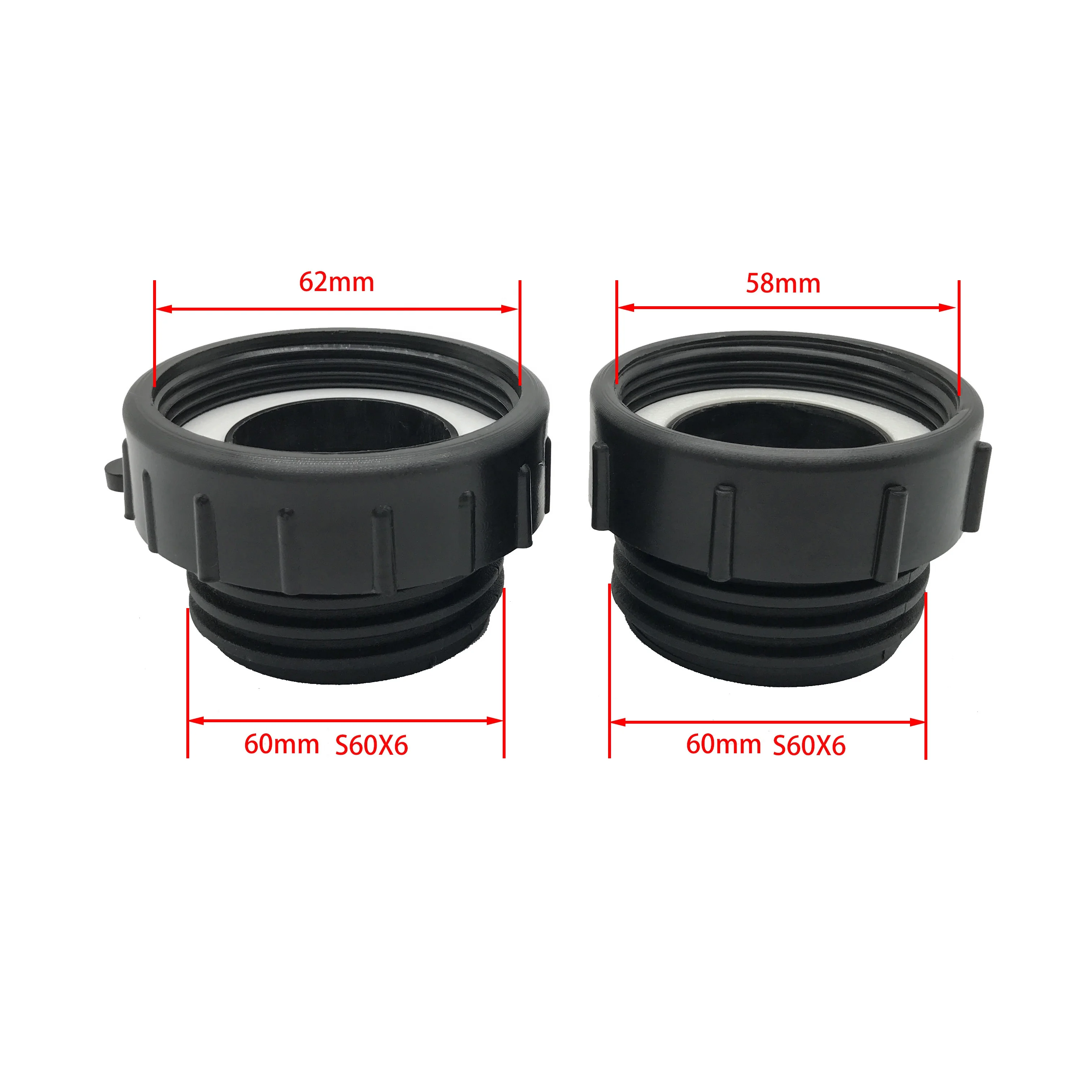 IBC  adapter 62mm fine thread to S60x6 Adapter,58mm fine thread to S60X6
