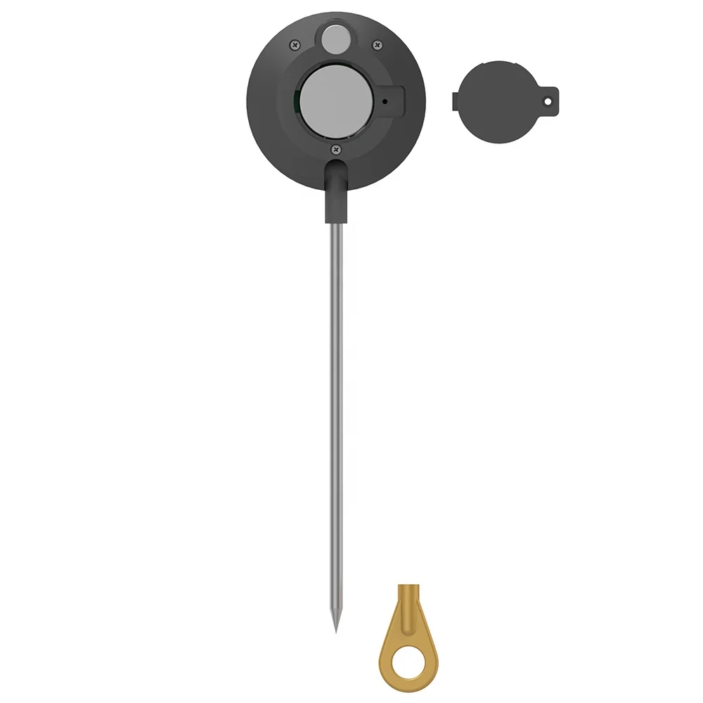 ABS Circular LCD Display Stainless Steel Probe Kitchen Use Digital Food Thermometer