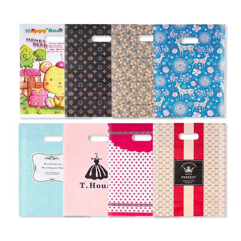 transparent plastic bag packaging