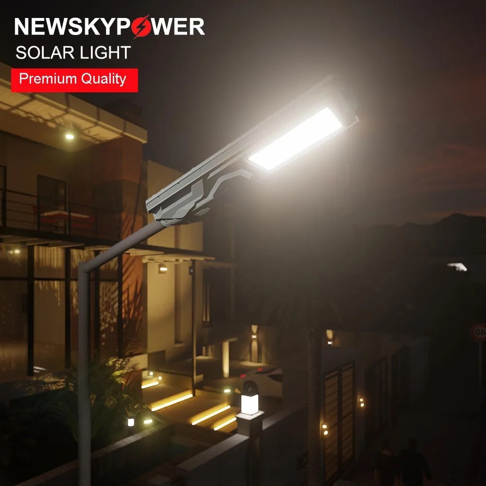Economical Street Light Solar All In One Solar Outdoor Led Street Lamp With Radar Sensor
