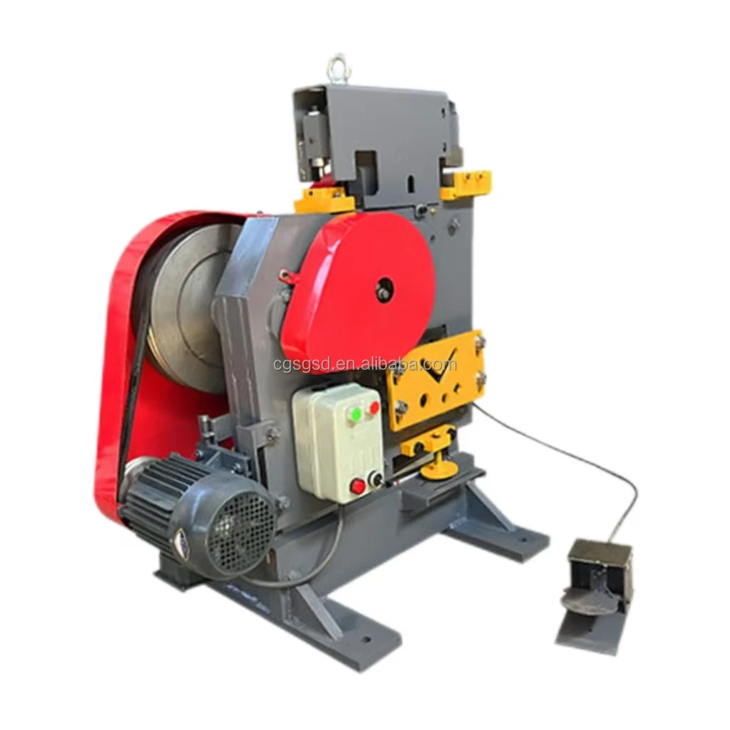 Sale Small Combined Punching & Shearing CNC Ironworker New Mechanical Power Source Hole Puncher & Shear Machine