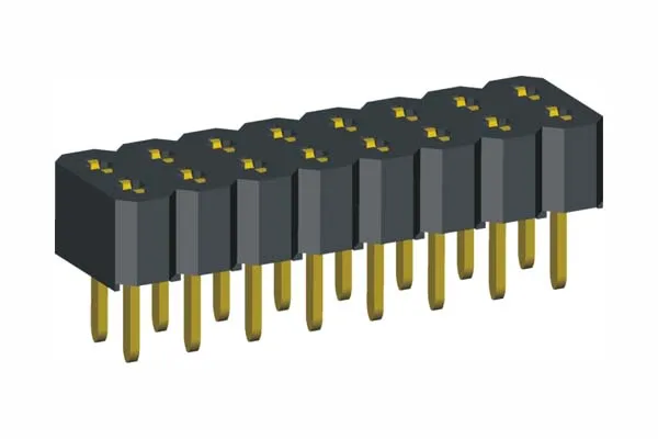 Dip Type PCB Appliance 2.54 mm Female Header Connector Connecting 2.54mm Male Box Header