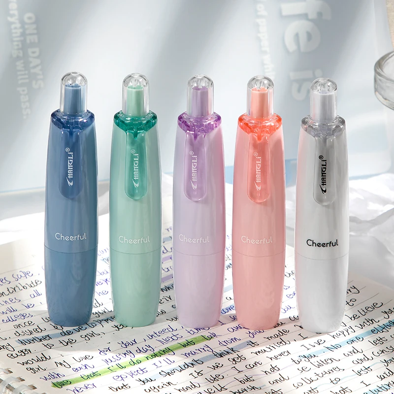 Factory OEM  customization Press Type cute  student corrector transparent  Refill kid student correction Tape