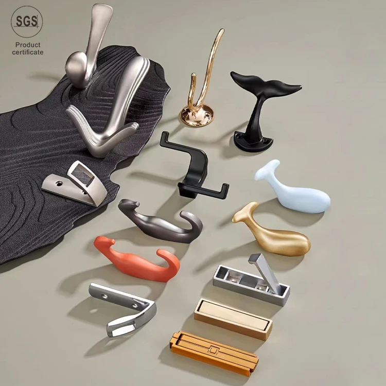 New Listing Modern Creative Display Towel Zinc Alloy Wall Mount Hat And Coat Hook Hat Hooks