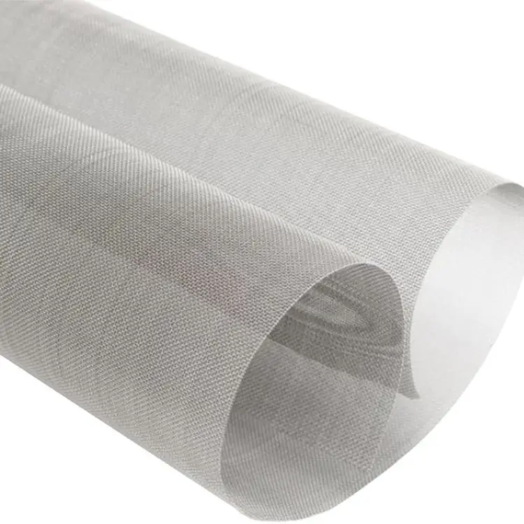 Stainless Steel Wire Mesh 150 300 400 500 Mesh Plain Weave Sieving Screen Filter Custom Cutting