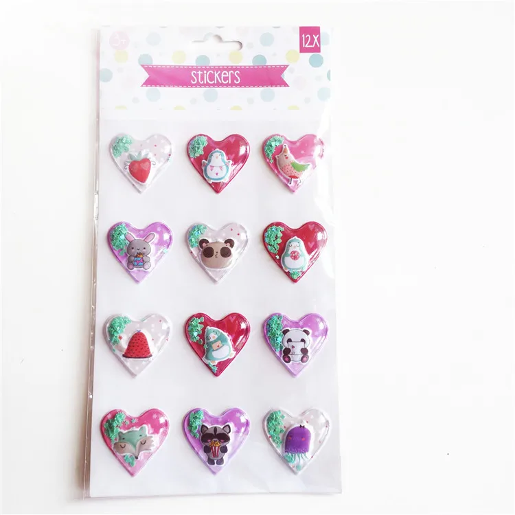 Modern popular reasoonable price custom 3D epoxy balloon sticker for kid