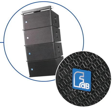 2x12'high efficiency mid-bass units 2x1.4' exit throat coaxial MF and HF units 3-ways line array speaker DLA612