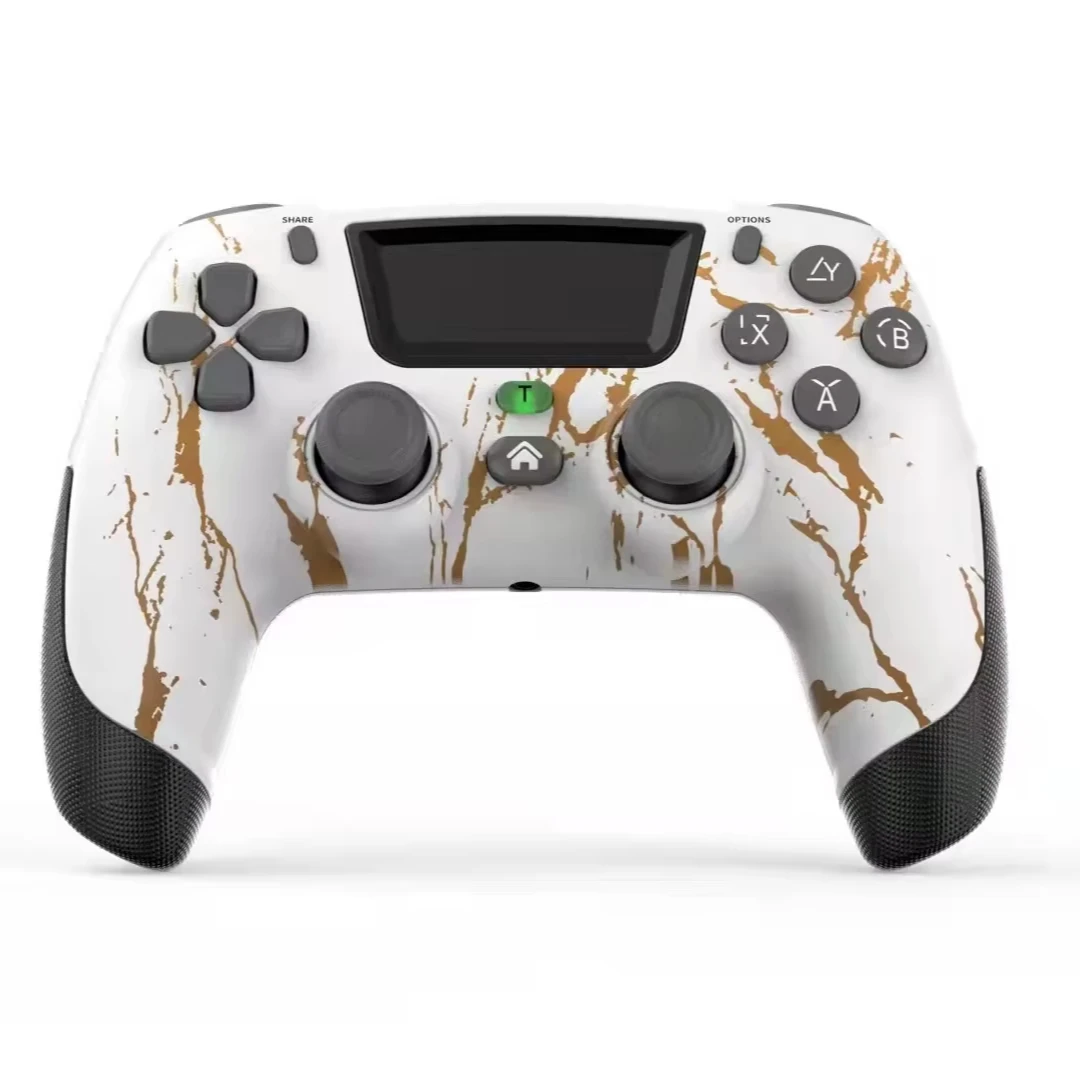 Macro Programming Game Controller For PS4 Compatible with PS4/Slim/Pro/PC with 360 Joystick/Dual Vibration/6-Axis Motion Gamepad