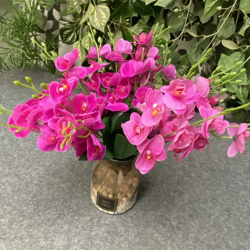 Artificial flowers are recommended for home decoration with 20 phalaenopsis orchids