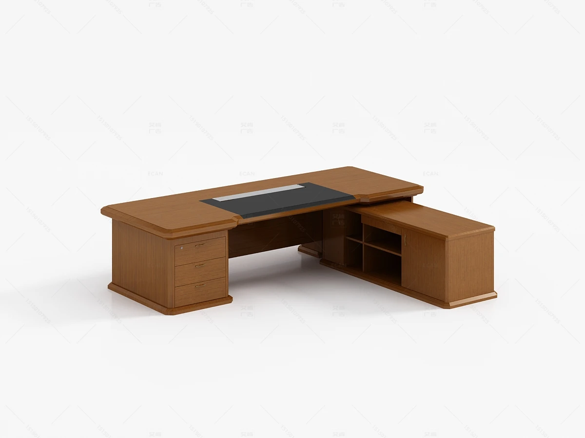 Bermo Brand Modern Simple Triple-motor Height-adjustable Office Executive Desk Office Furniture Lifting Manager Boss Table