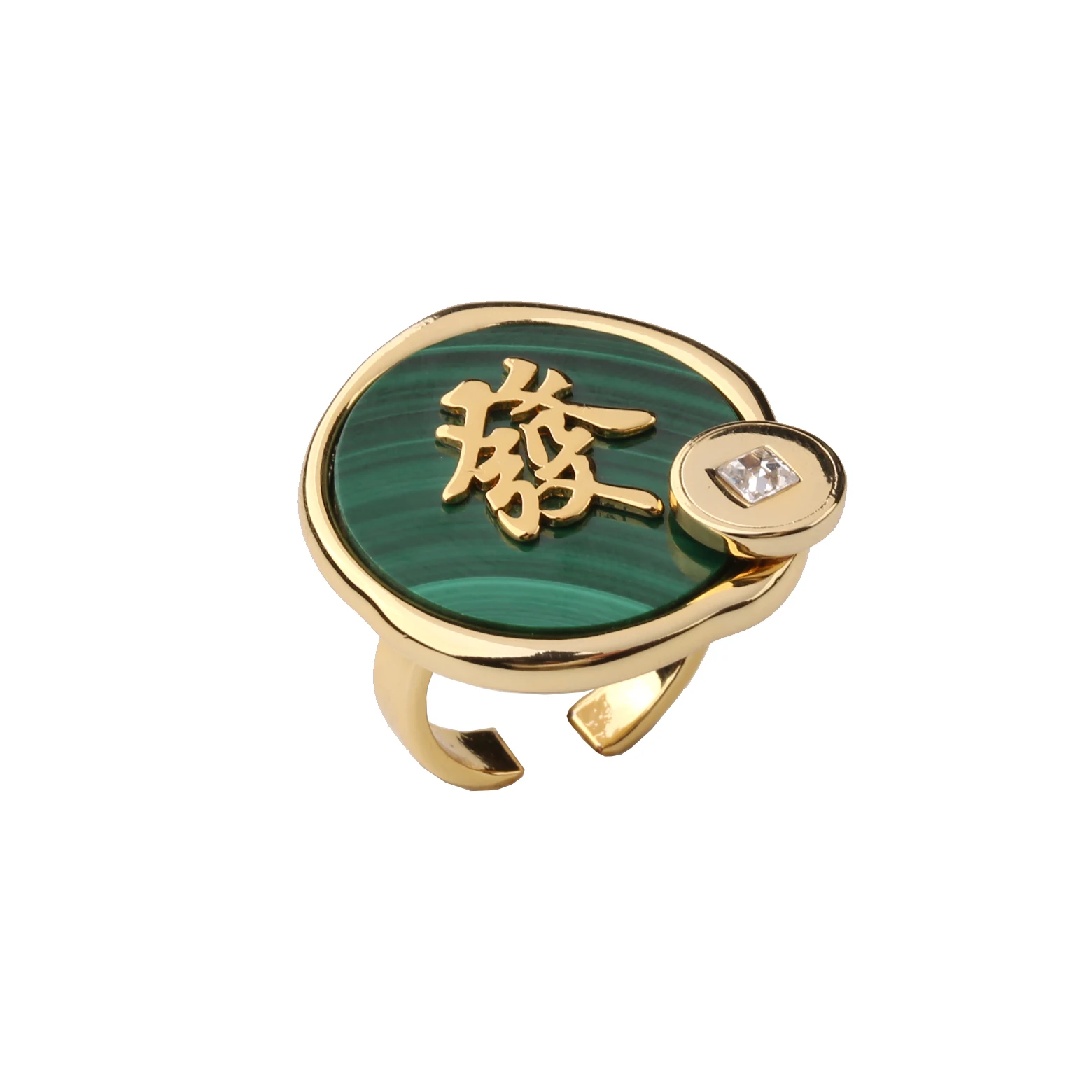 
Hot Selling Chinese Gold Rings Fa Chinese Character Ring With Best Price 