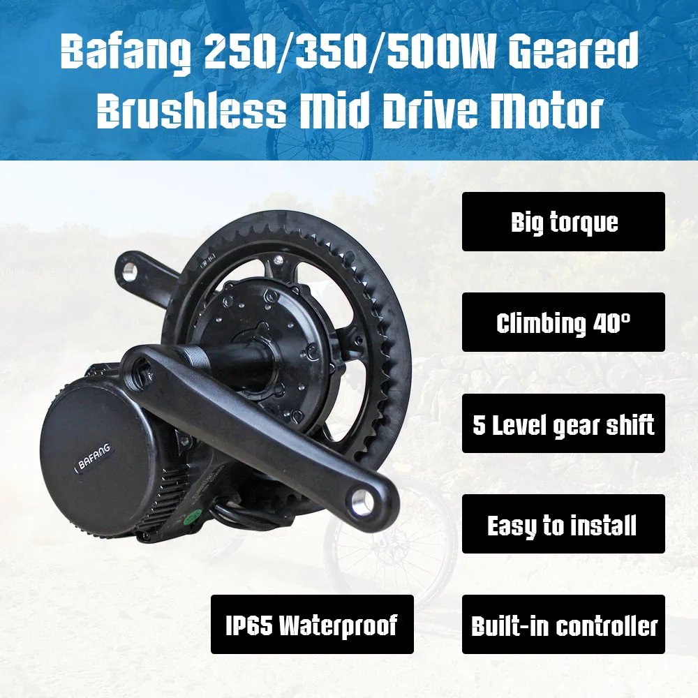  Комплект для переоборудования велосипеда Bafang Mid Drive Motor 8fun BBS01